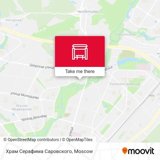 Храм Серафима Саровского map