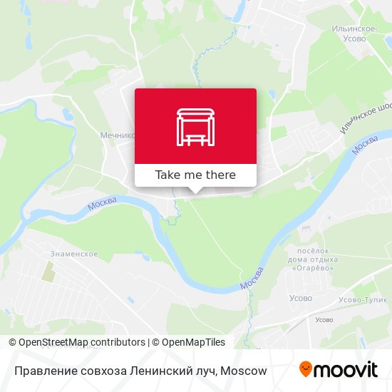 Правление совхоза Ленинский луч map