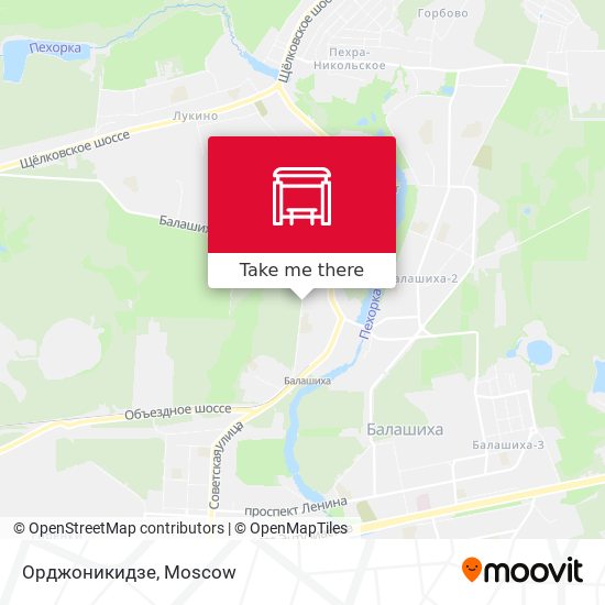 Орджоникидзе map