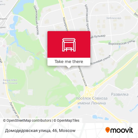 Домодедовская улица, 46 map