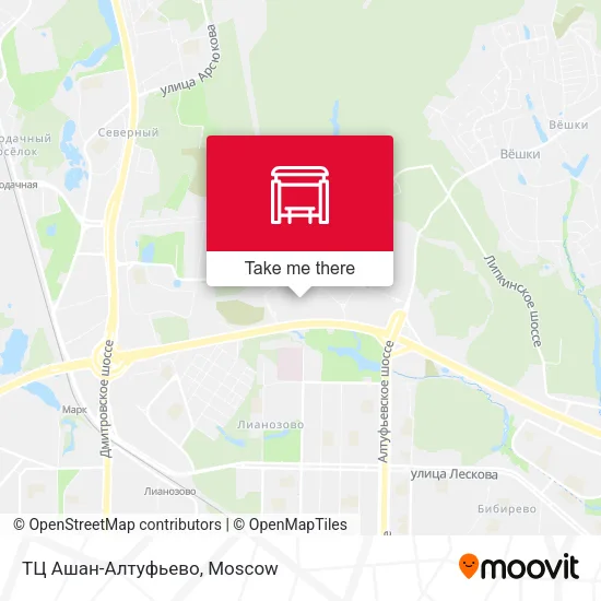 ТЦ Ашан-Алтуфьево map