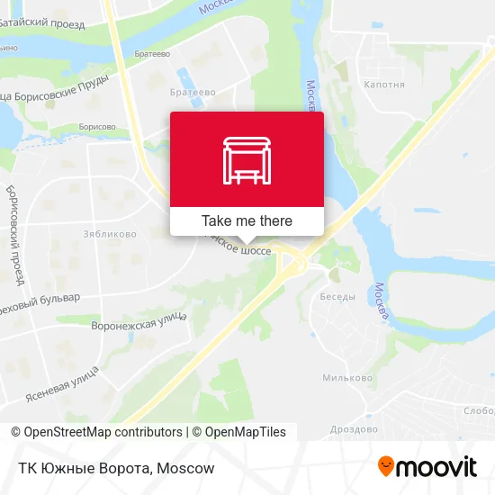 ТК Южные Ворота map