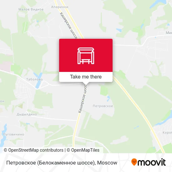 Петровское (Белокаменное шоссе) map