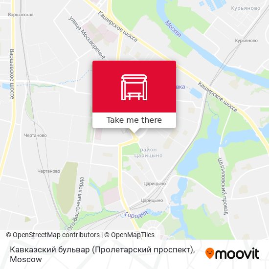 Кавказский бульвар (Пролетарский проспект) map