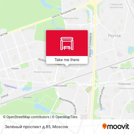 Зелёный проспект д.85 map