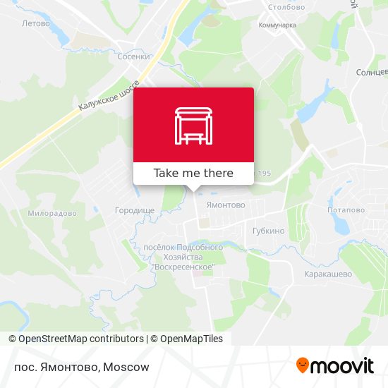 пос. Ямонтово map