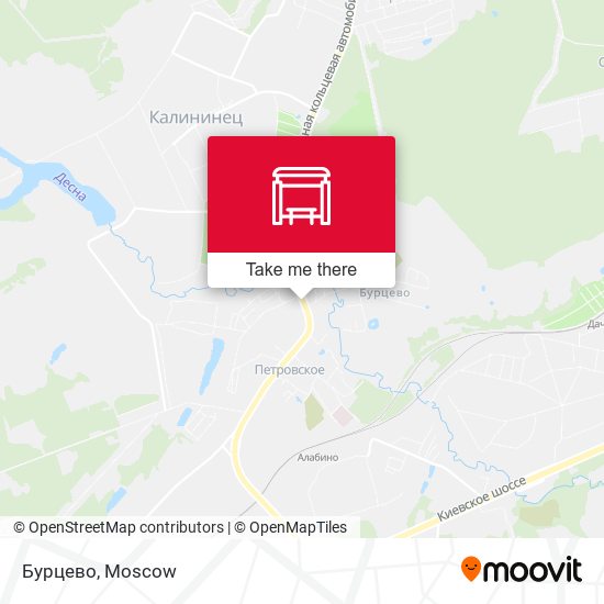 Бурцево map