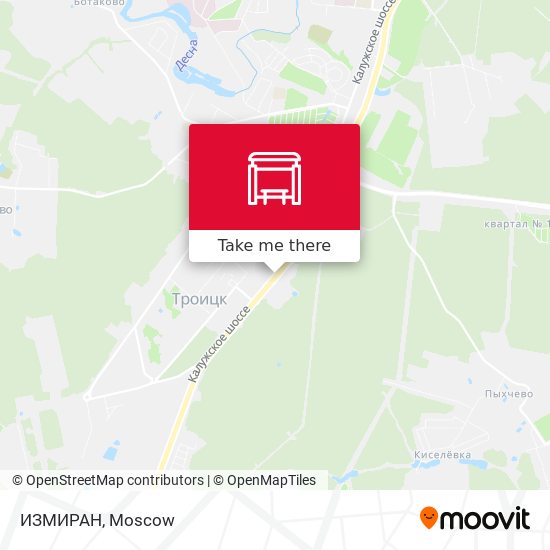 ИЗМИРАН map