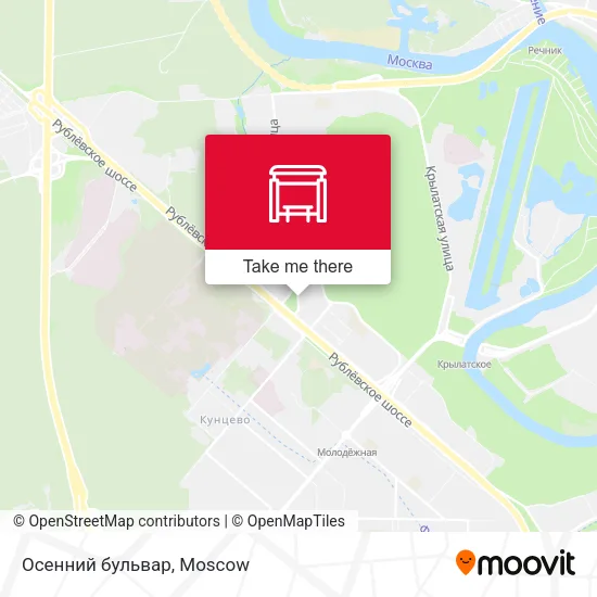 Осенний бульвар map