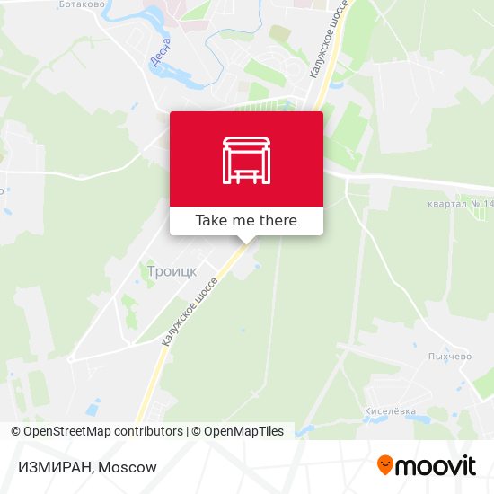 ИЗМИРАН map