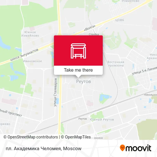 пл. Академика Челомея map