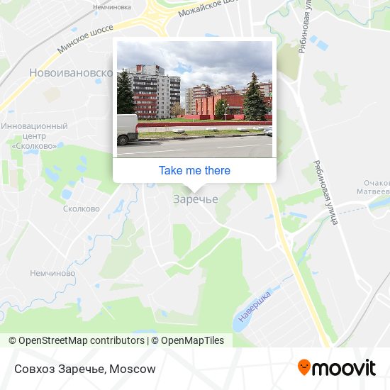 Совхоз Заречье map