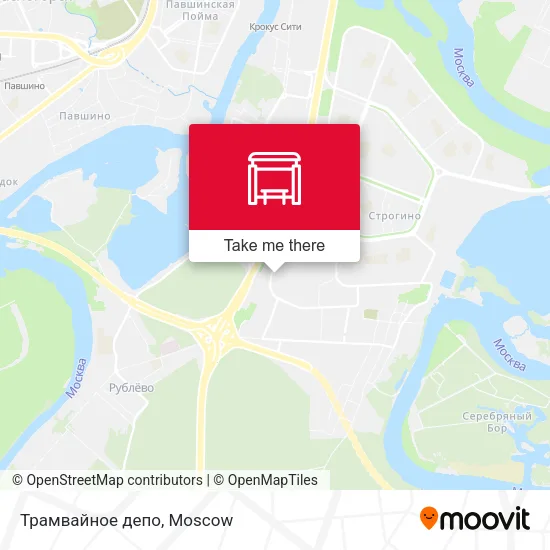 Трамвайное депо map