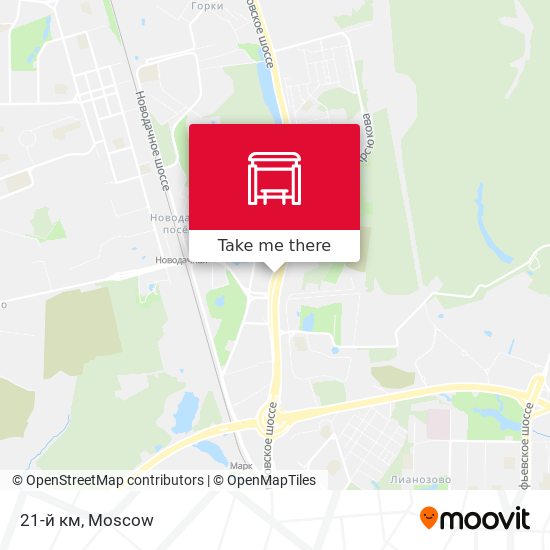 21-й км map