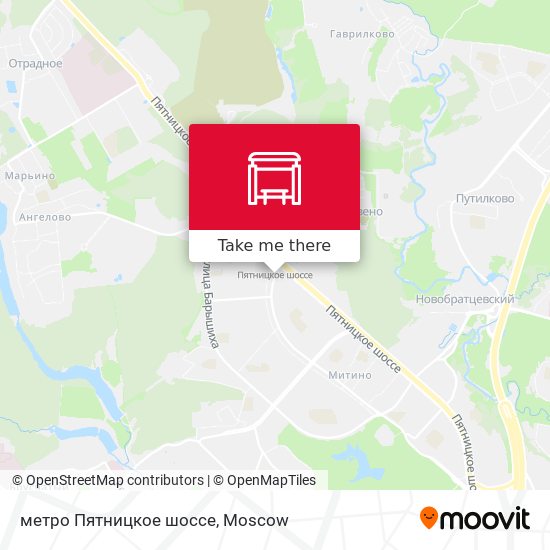 метро Пятницкое шоссе map