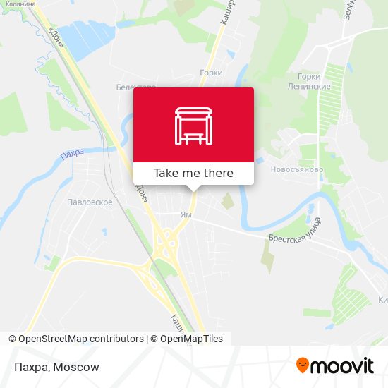 Пахра map