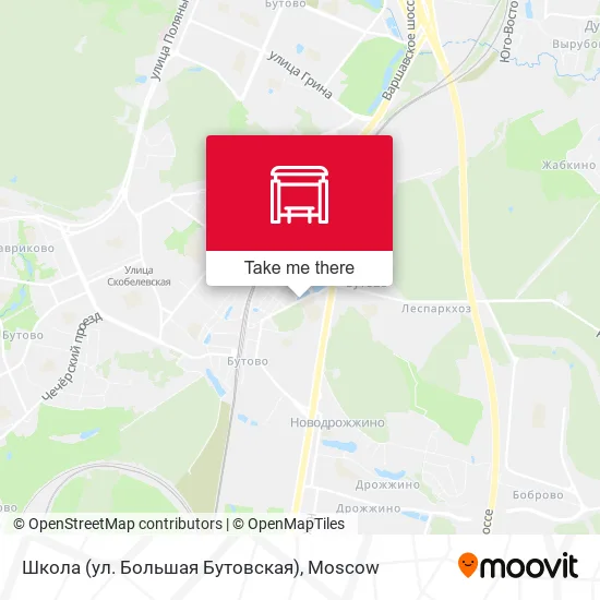 Школа (ул. Большая Бутовская) map