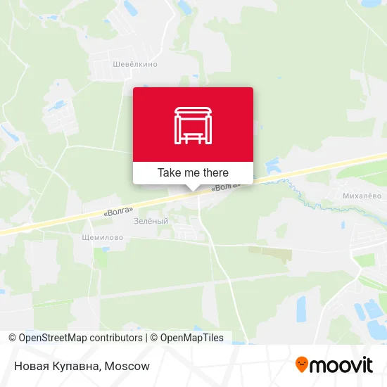 Новая Купавна map