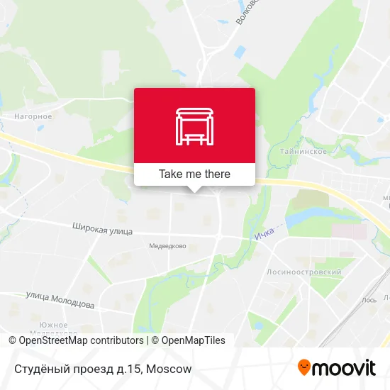 Студёный проезд д.15 map