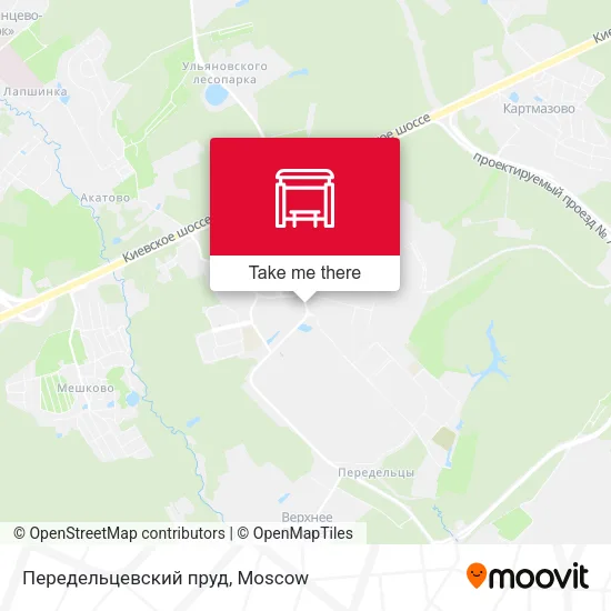 Передельцевский пруд map