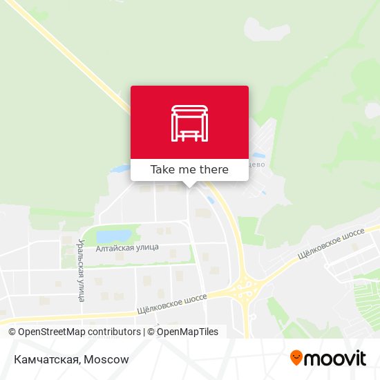 Камчатская map