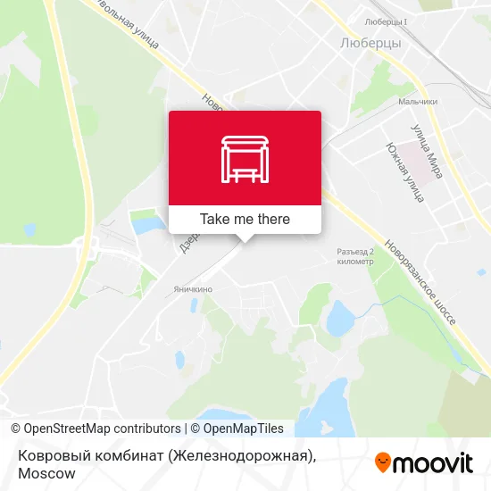 Ковровый комбинат (Железнодорожная) map