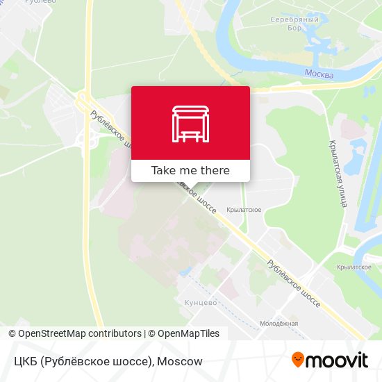 ЦКБ (Рублёвское шоссе) map