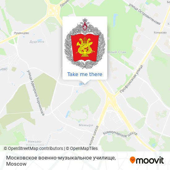 Московское военно-музыкальное училище map
