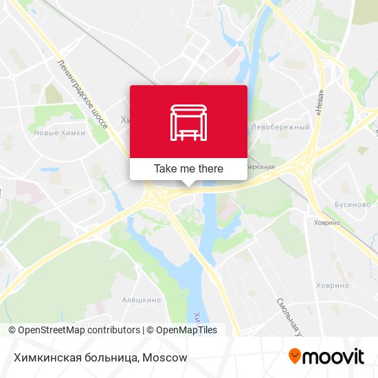 Химкинская больница map
