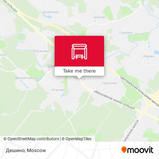 Дешино map