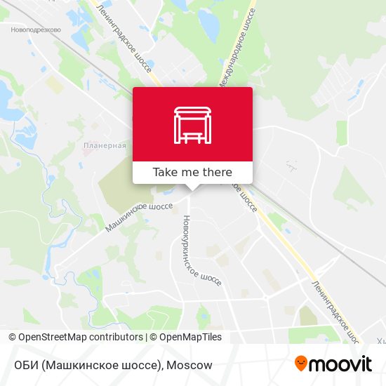 ОБИ (Машкинское шоссе) map
