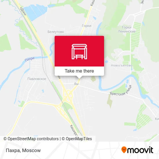 Пахра map