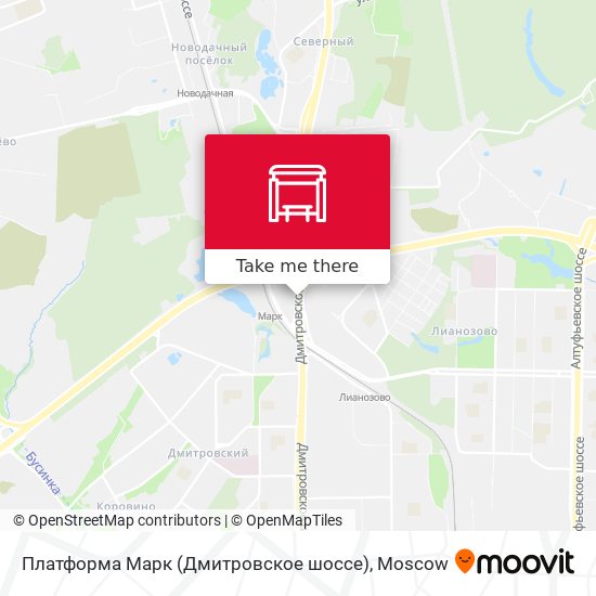 Платформа Марк (Дмитровское шоссе) map