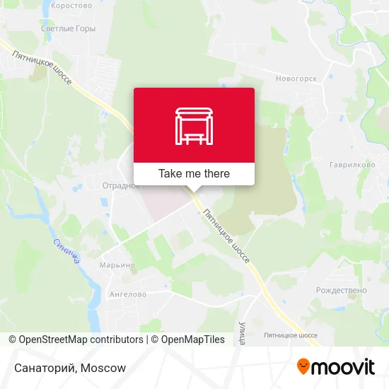 Санаторий map