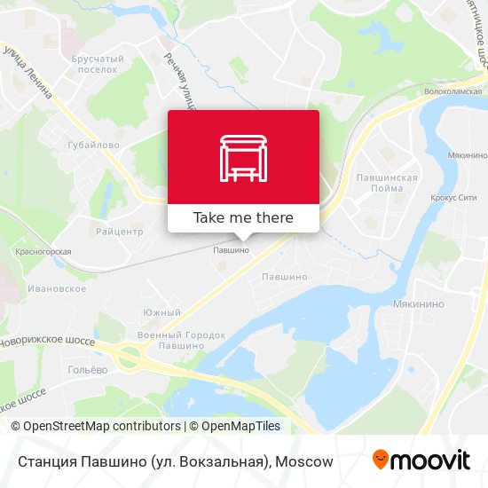 Станция Павшино (ул. Вокзальная) map