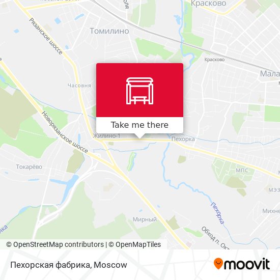 Пехорская фабрика map