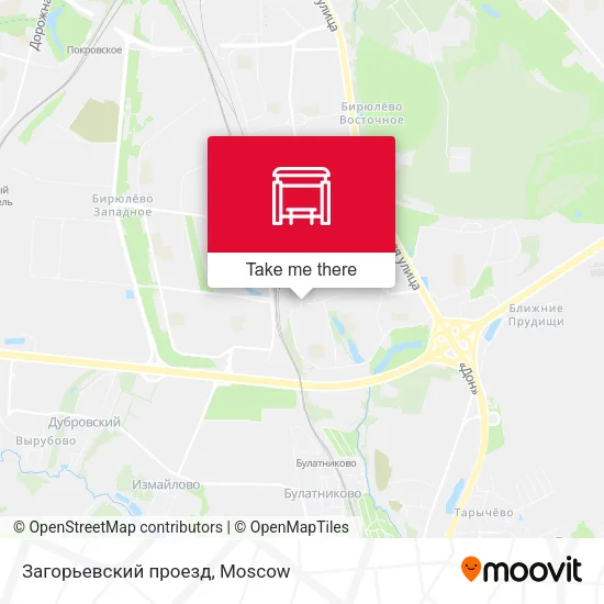 Загорьевский проезд map