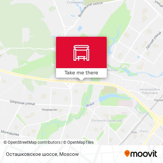 Осташковское шоссе map