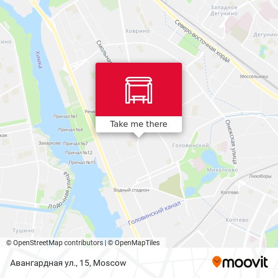 Авангардная ул., 15 map