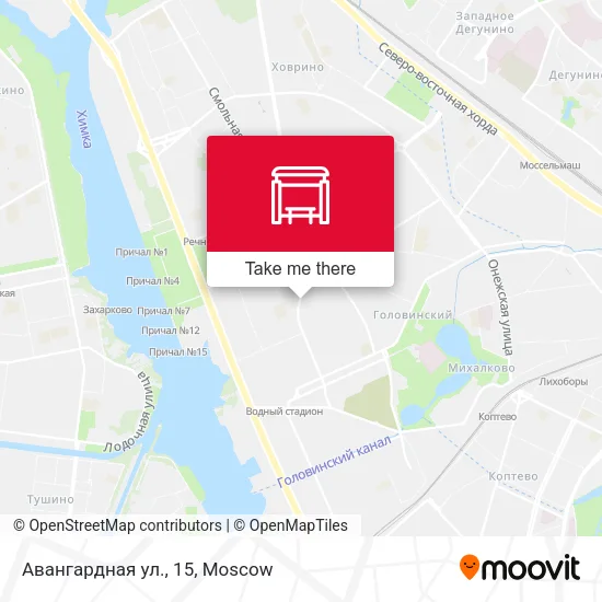Авангардная ул., 15 map