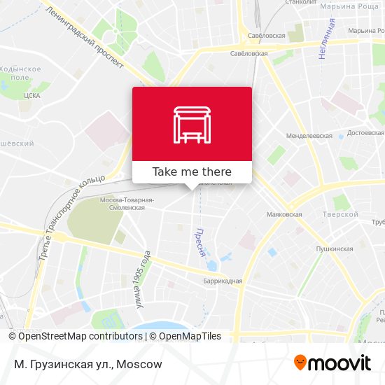 М. Грузинская ул. map
