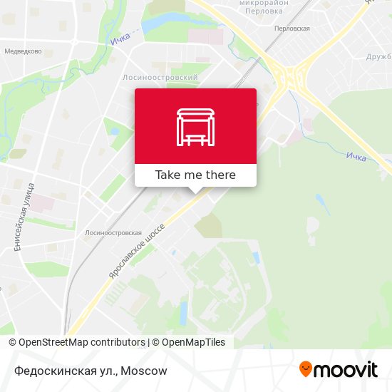 Федоскинская ул. map