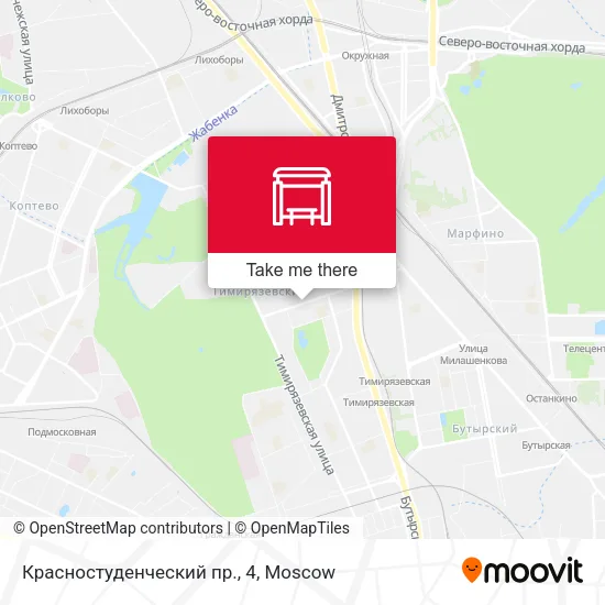 Красностуденческий пр., 4 map