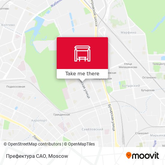 Префектура САО map