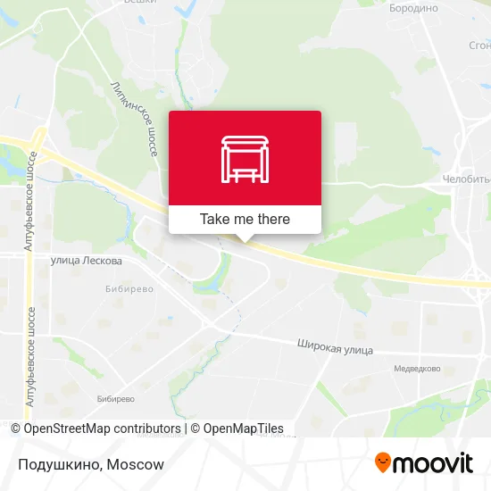 Подушкино map