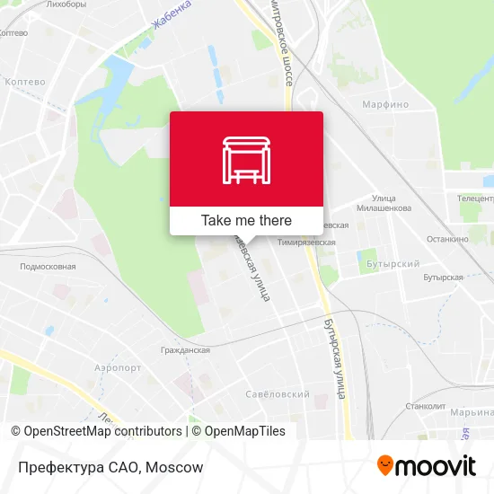 Префектура САО map