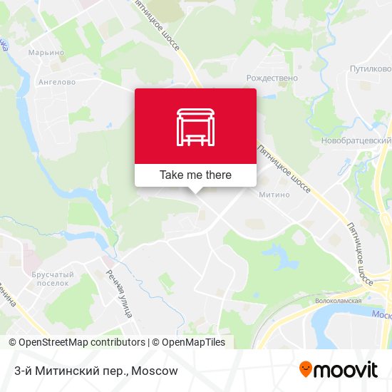 3-й Митинский пер. map