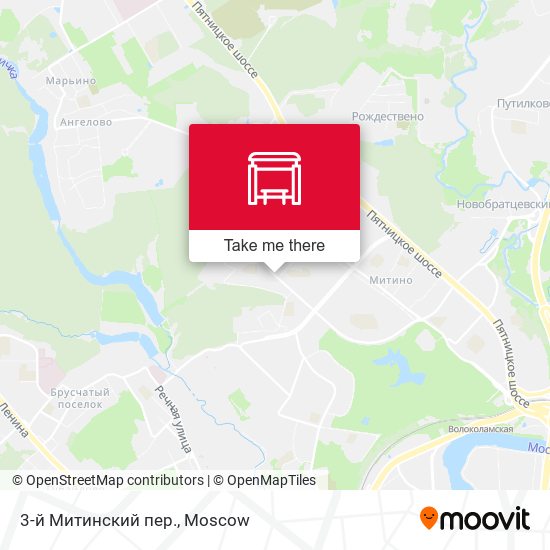 3-й Митинский пер. map