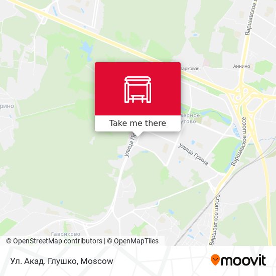 Ул. Акад. Глушко map