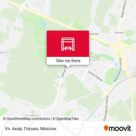 Ул. Акад. Глушко map